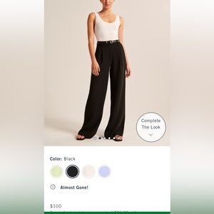 Abercrombie wide leg trousers